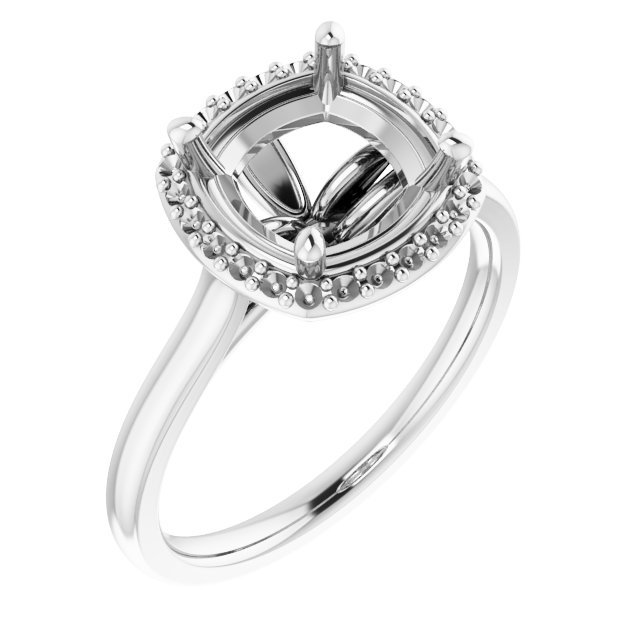Halo-Style Engagement Ring