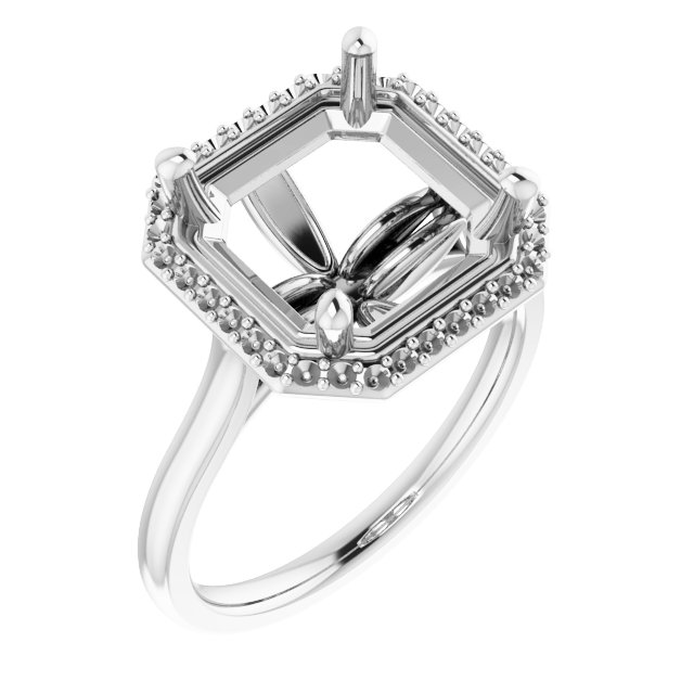 Halo-Style Engagement Ring