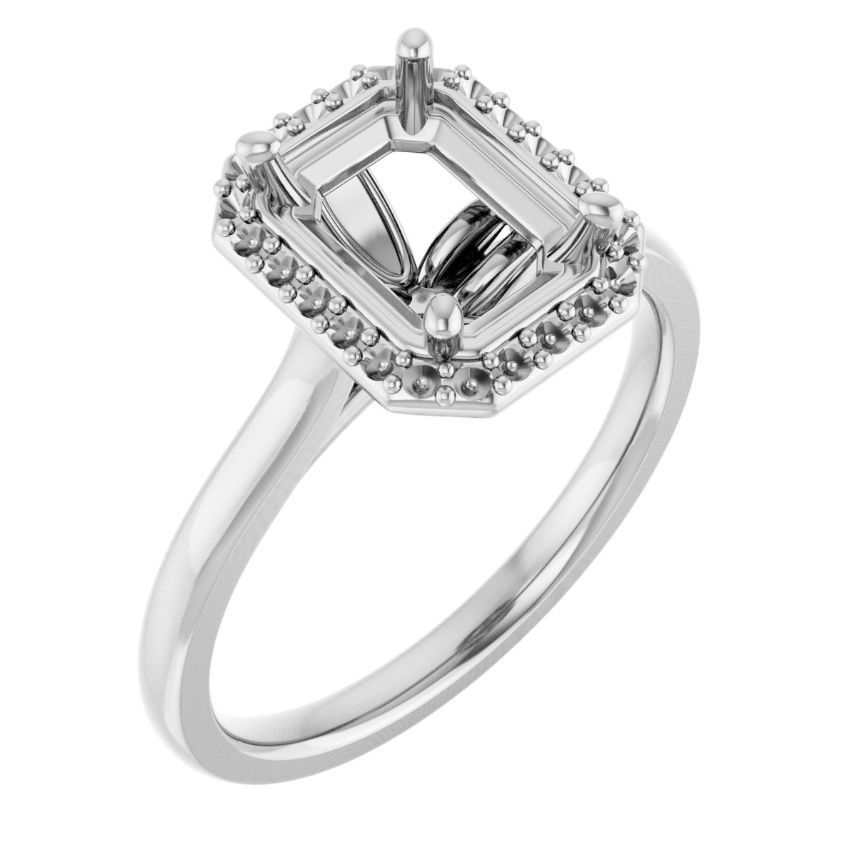 Halo-Style Engagement Ring