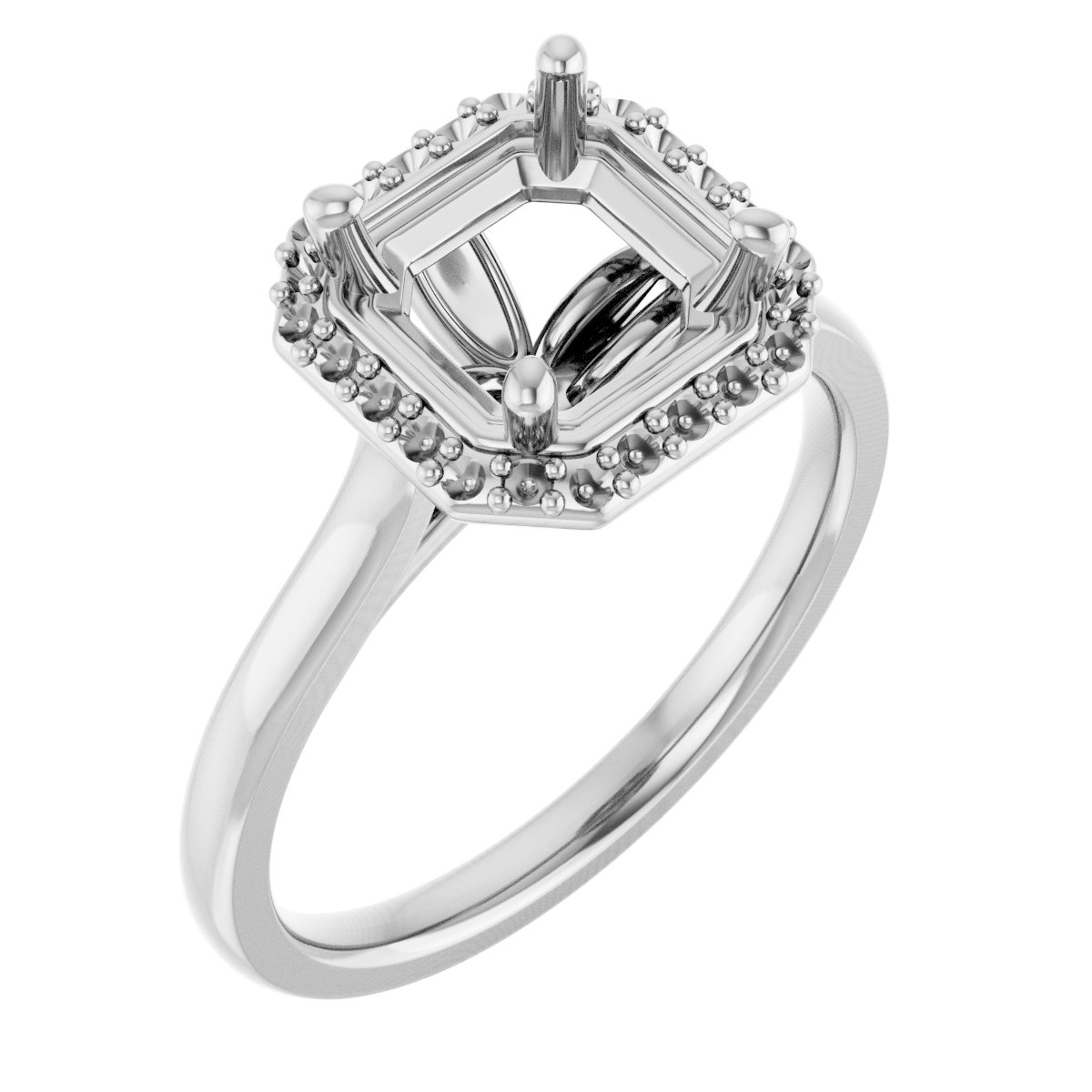 Halo-Style Engagement Ring