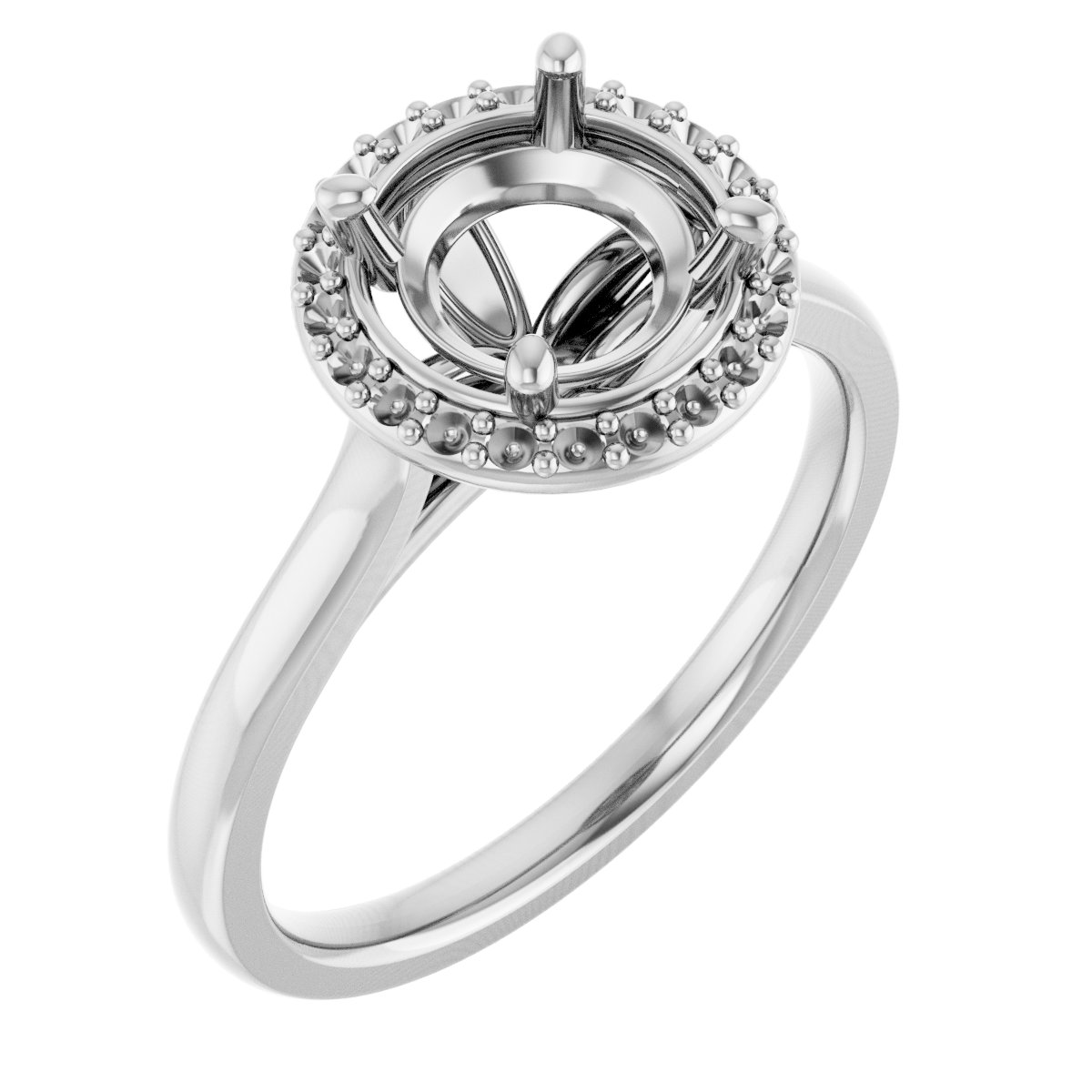 Halo-Style Engagement Ring