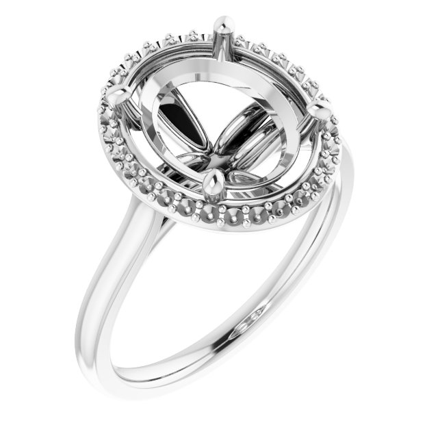 Halo-Style Engagement Ring