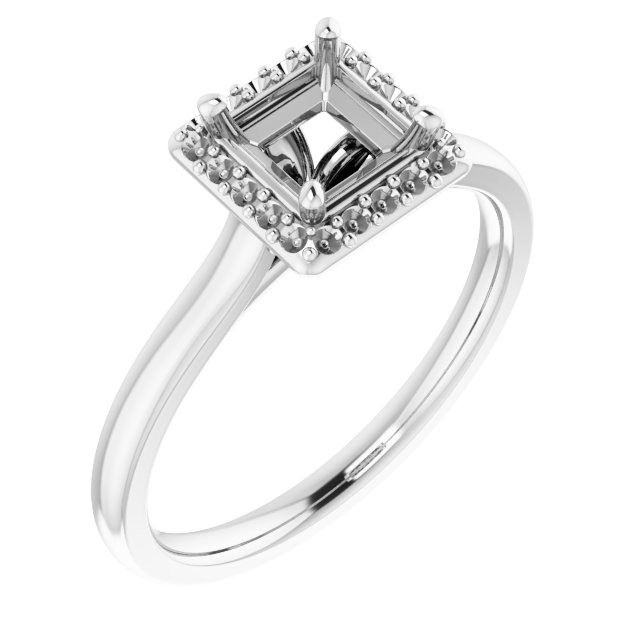 Halo-Style Engagement Ring