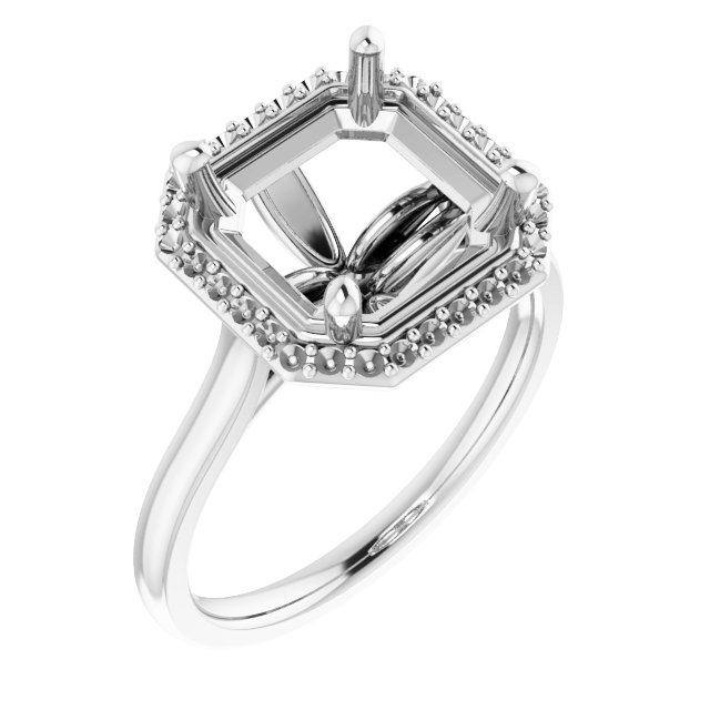 Halo-Style Engagement Ring