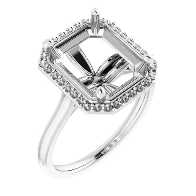 Halo-Style Engagement Ring