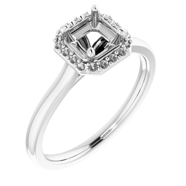 Halo-Style Engagement Ring