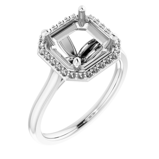 Halo-Style Engagement Ring