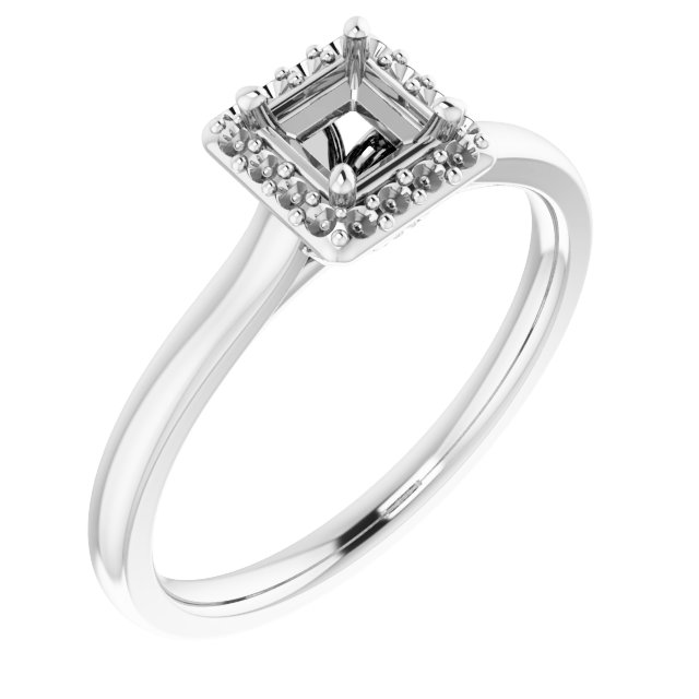Halo-Style Engagement Ring