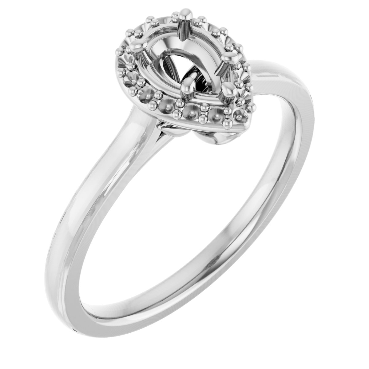 Halo-Style Engagement Ring