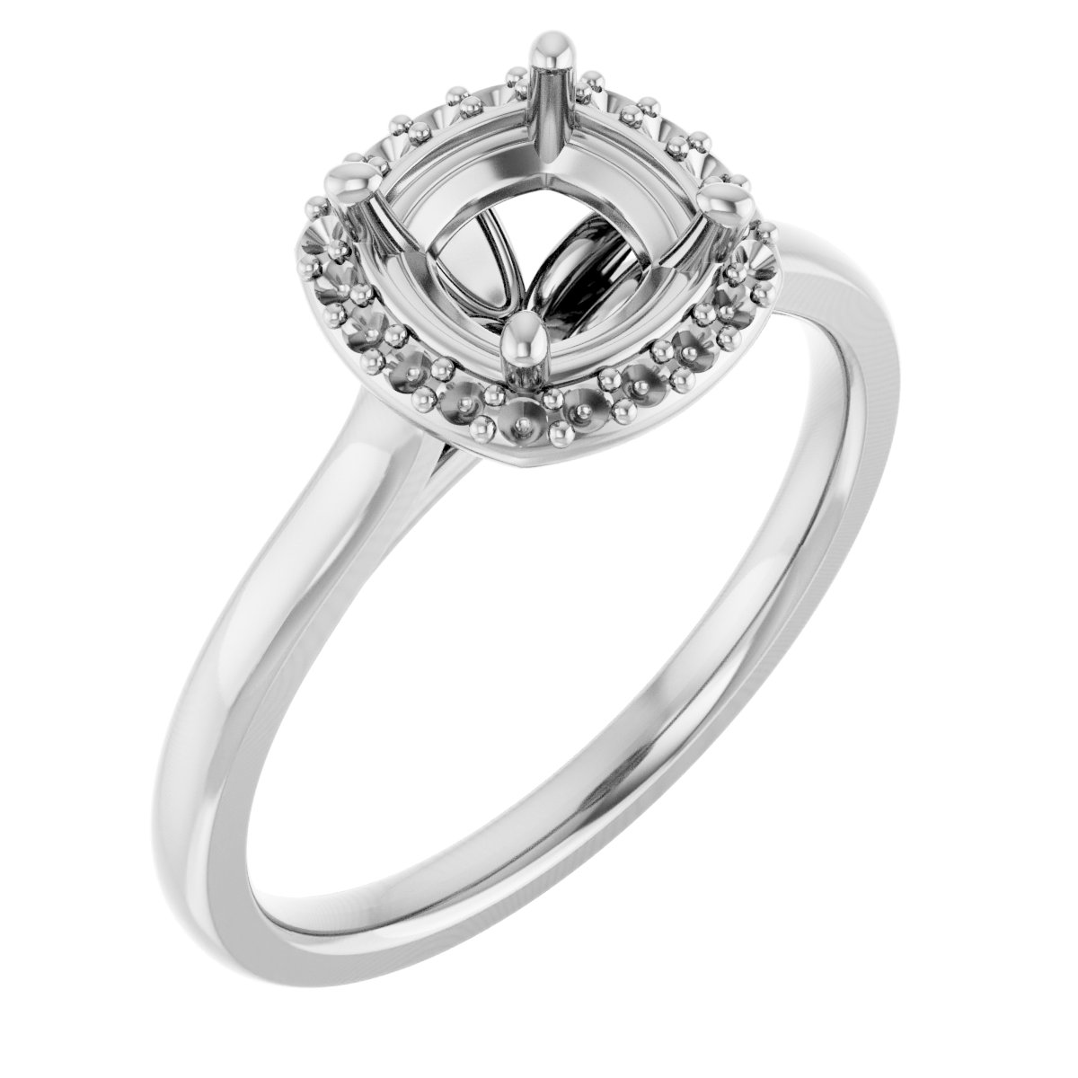 Halo-Style Engagement Ring