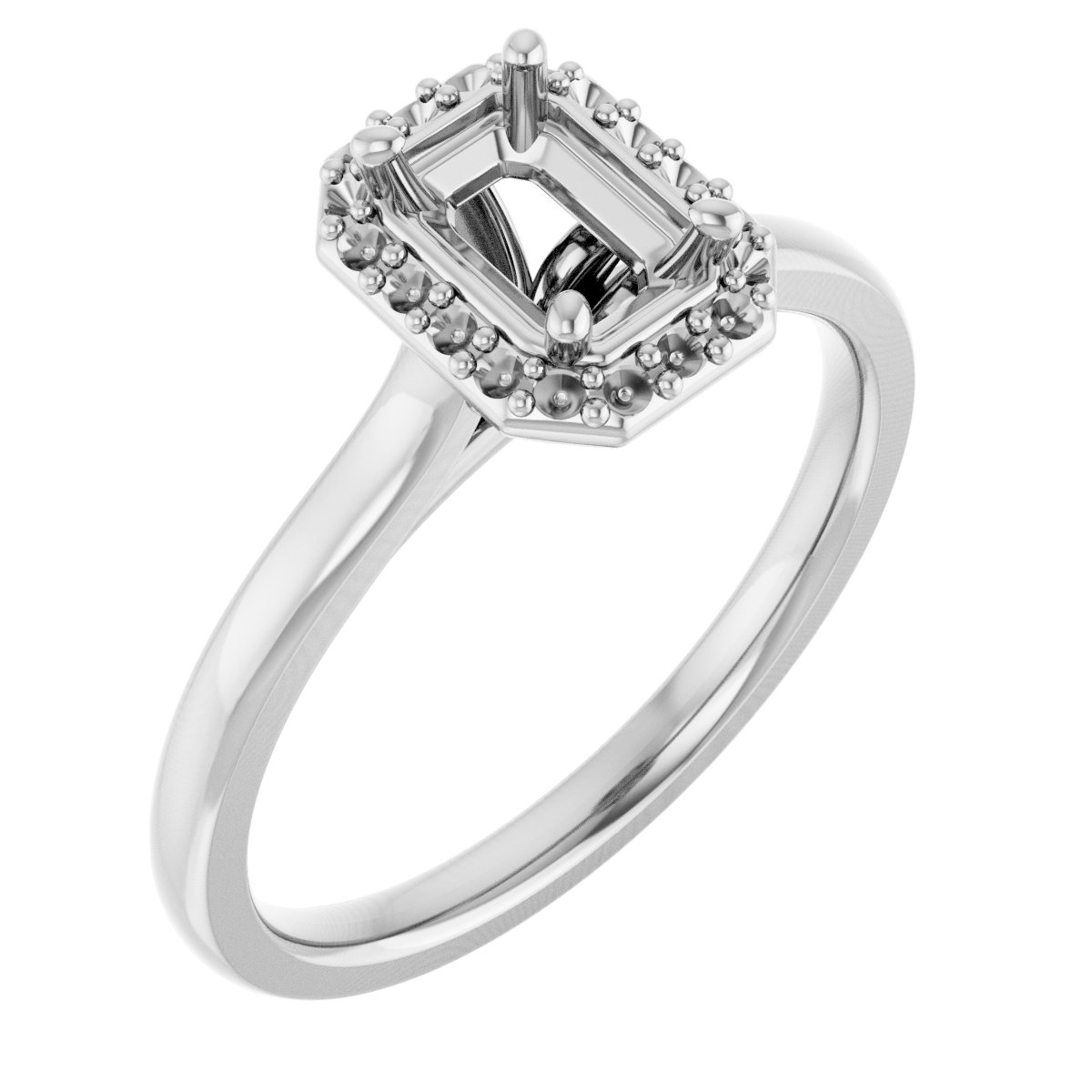Halo-Style Engagement Ring