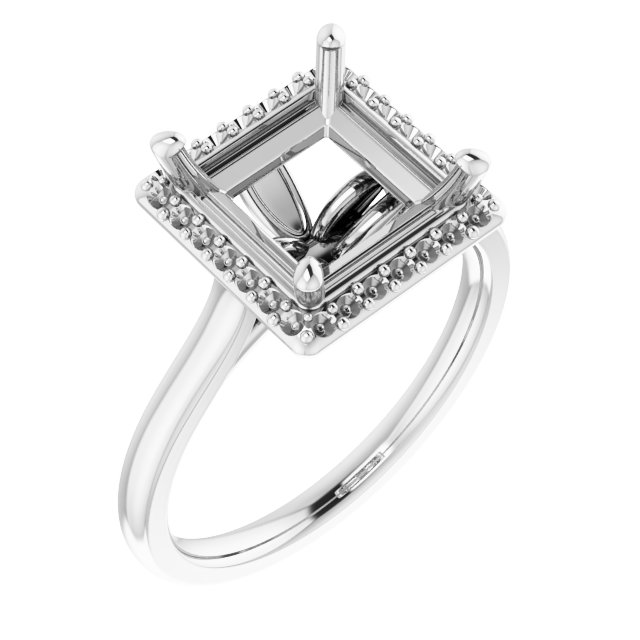 Halo-Style Engagement Ring