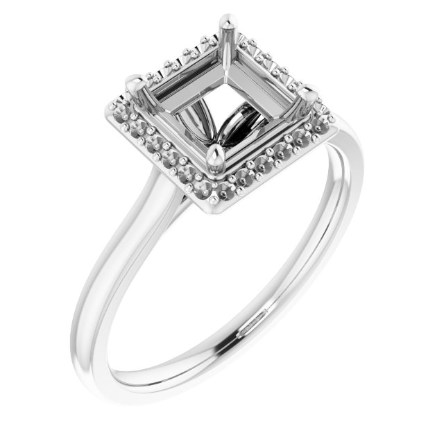 Halo-Style Engagement Ring