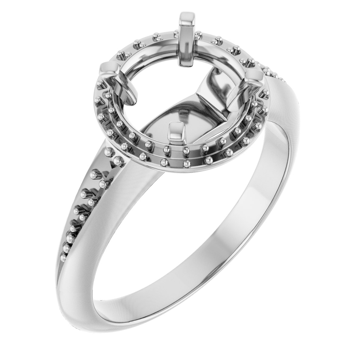 Halo-Style Engagement Ring