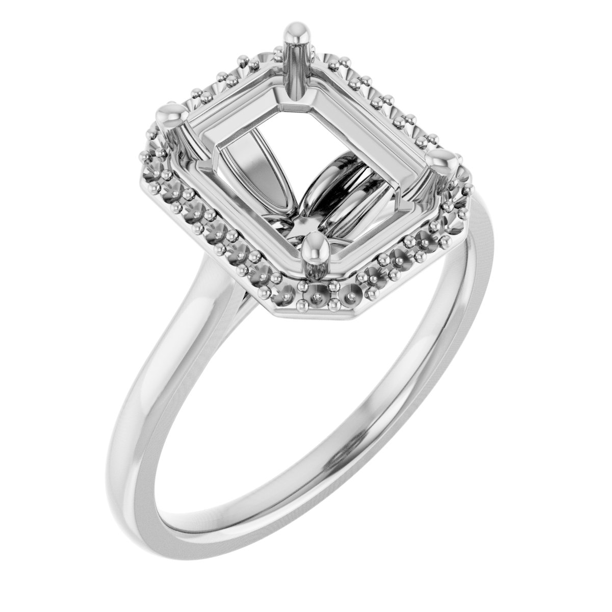 Halo-Style Engagement Ring