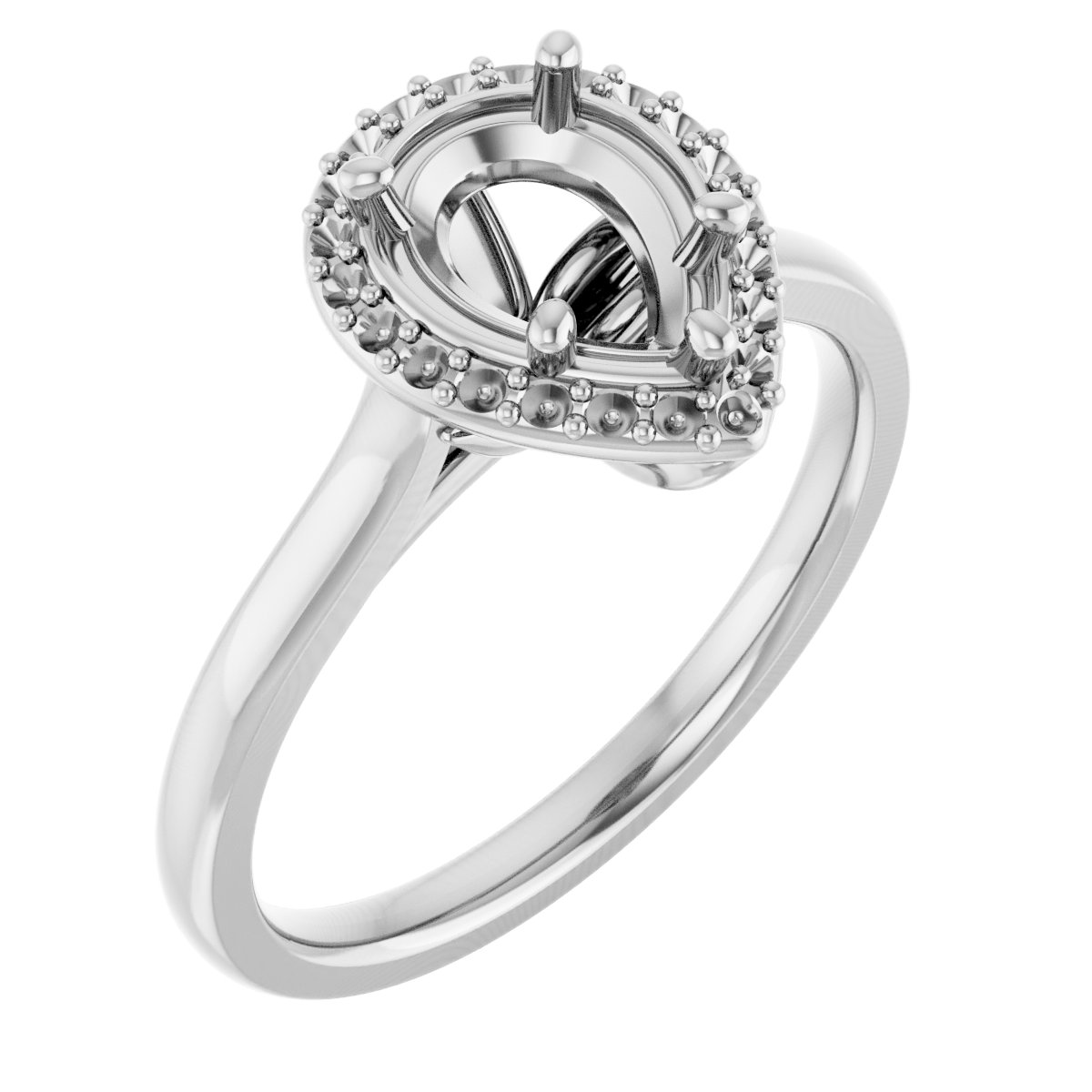 Halo-Style Engagement Ring