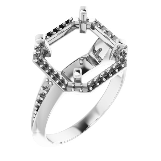 Halo-Style Engagement Ring