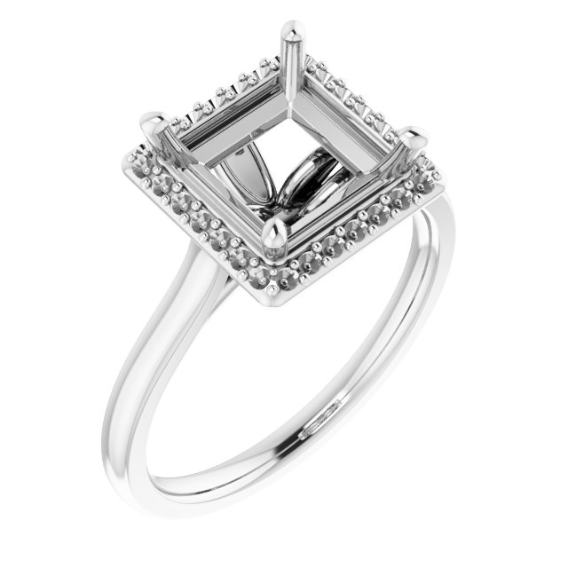 Halo-Style Engagement Ring