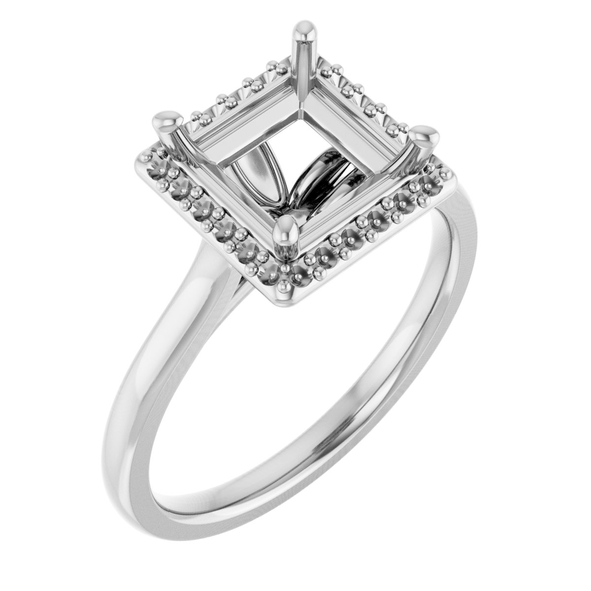 Halo-Style Engagement Ring