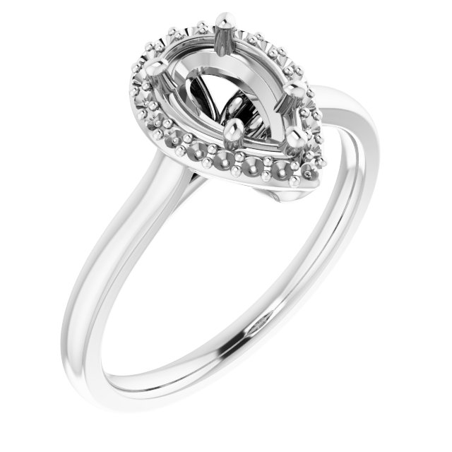 Halo-Style Engagement Ring