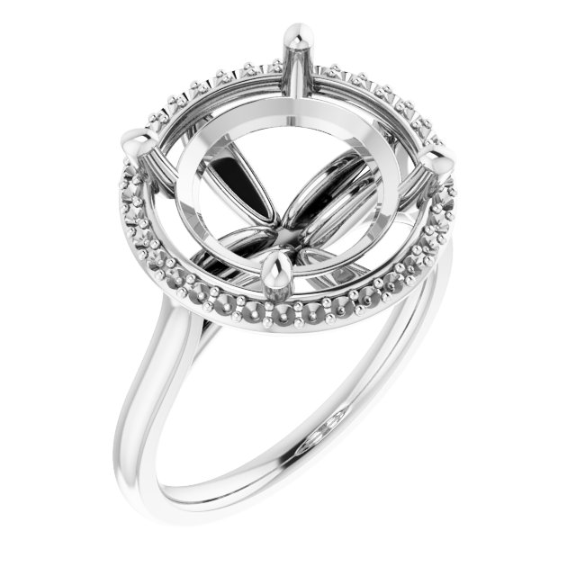 Halo-Style Engagement Ring