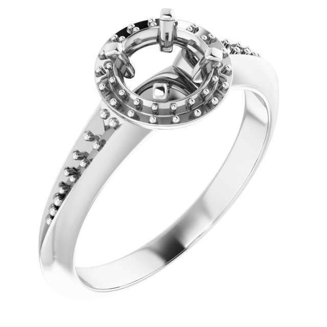 Halo-Style Engagement Ring