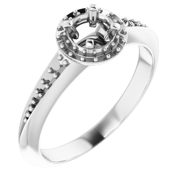 Halo-Style Engagement Ring