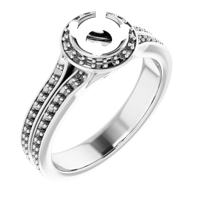 Halo-Style Engagement Ring
