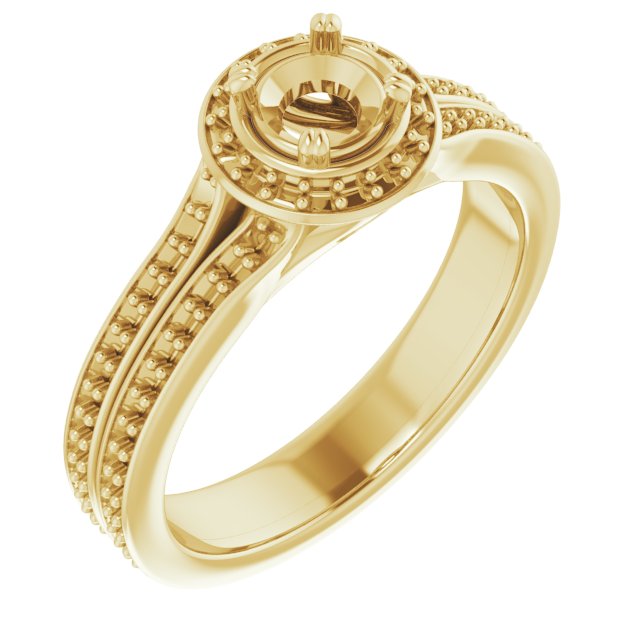 Halo-Style Engagement Ring