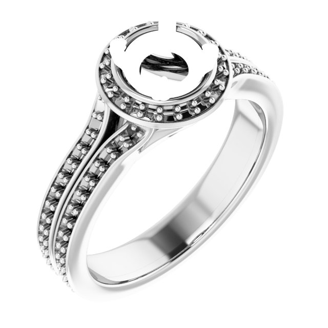 Halo-Style Engagement Ring
