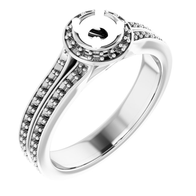 Halo-Style Engagement Ring