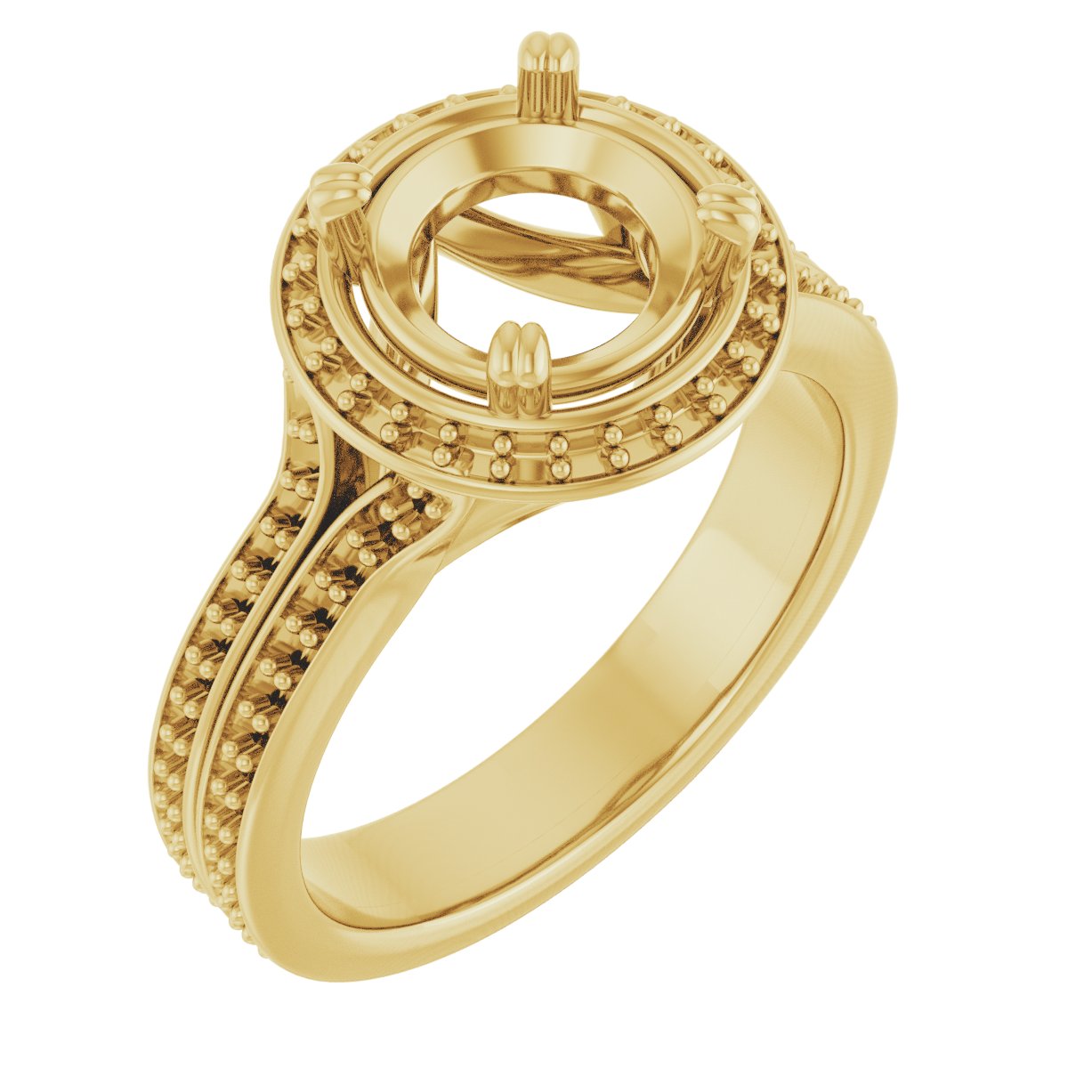 Halo-Style Engagement Ring