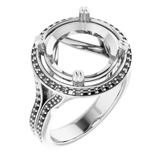 Halo-Style Engagement Ring