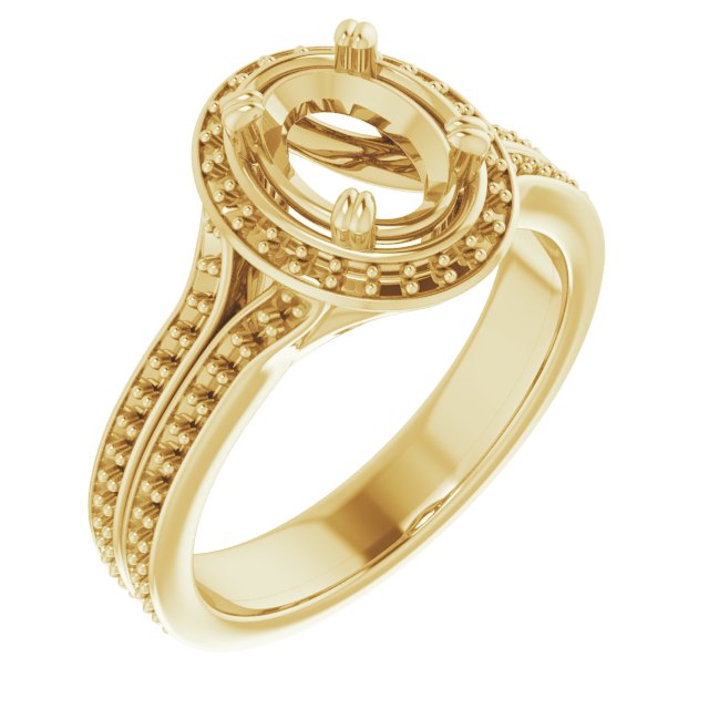 Halo-Style Engagement Ring