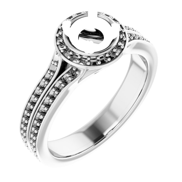 Halo-Style Engagement Ring