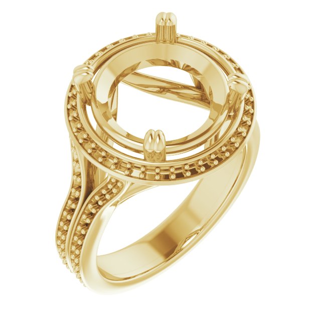 Halo-Style Engagement Ring