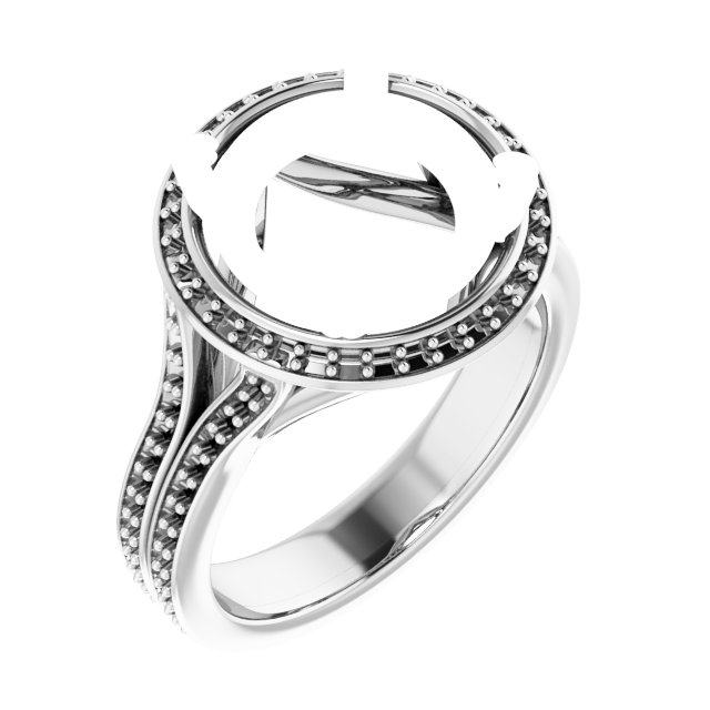 Halo-Style Engagement Ring