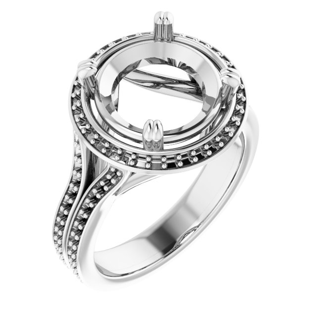 Halo-Style Engagement Ring
