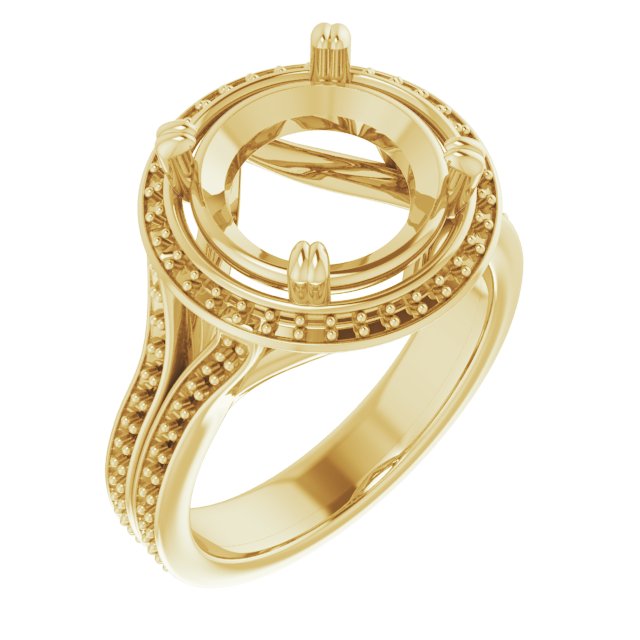 Halo-Style Engagement Ring