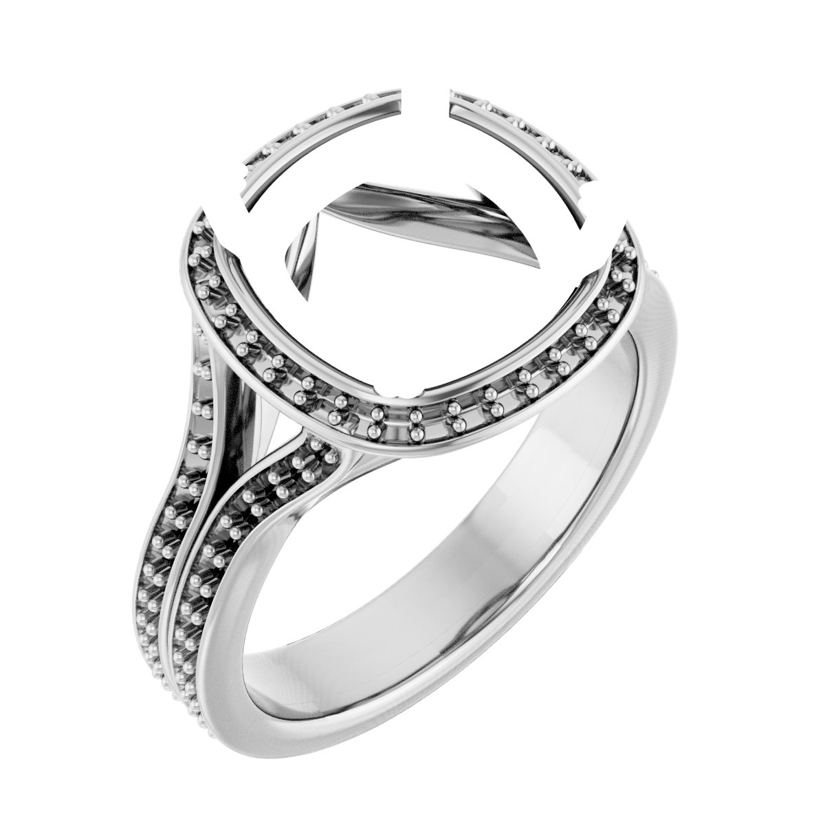 Halo-Style Engagement Ring