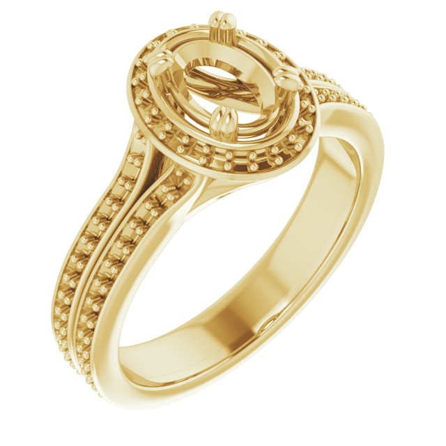 Halo-Style Engagement Ring