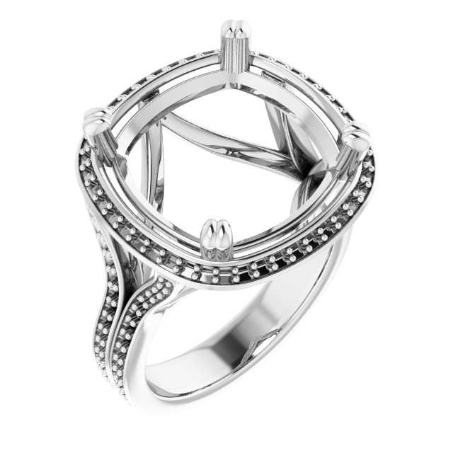 Halo-Style Engagement Ring
