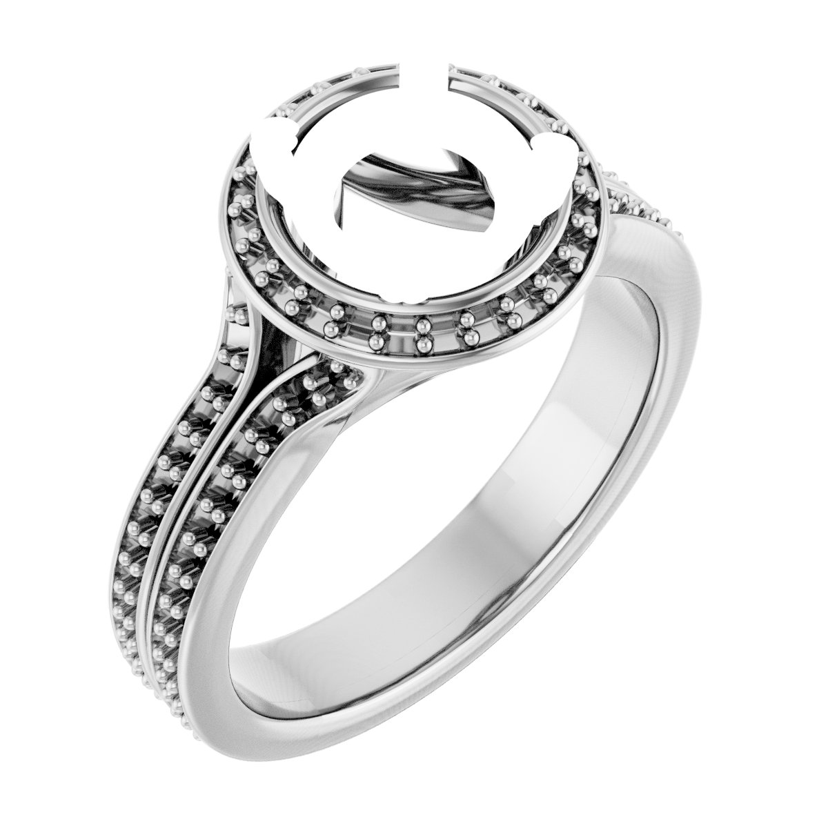 Halo-Style Engagement Ring