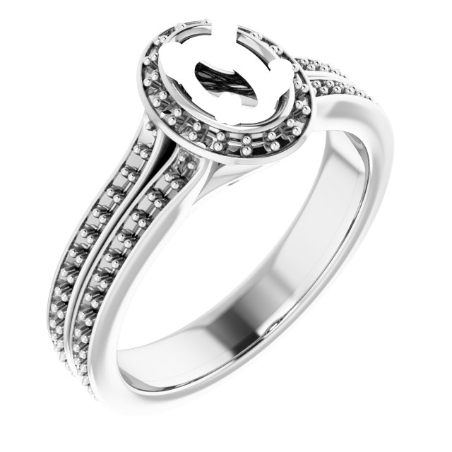 Halo-Style Engagement Ring