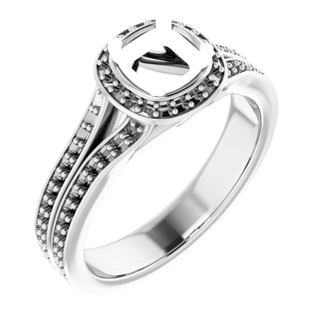 Halo-Style Engagement Ring