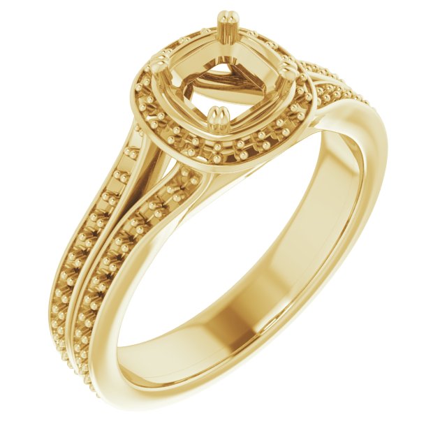 Halo-Style Engagement Ring
