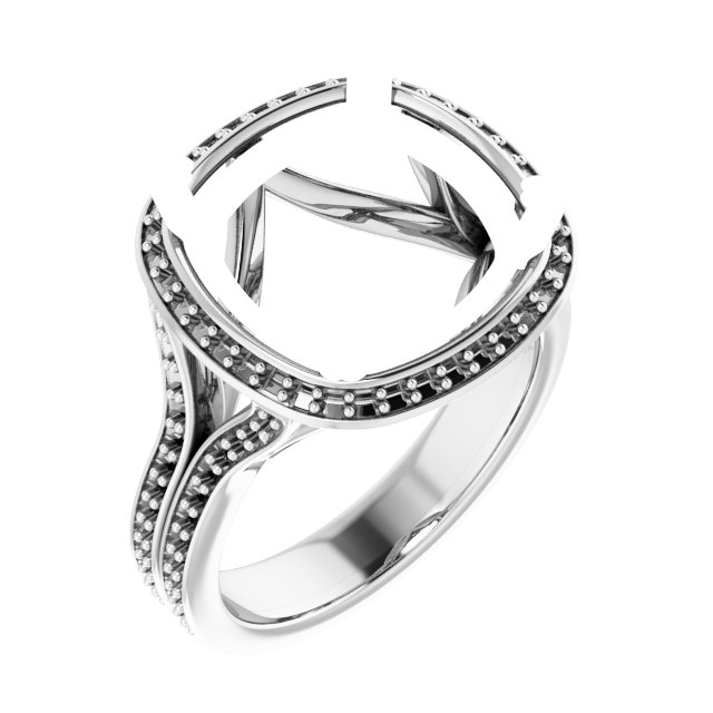 Halo-Style Engagement Ring