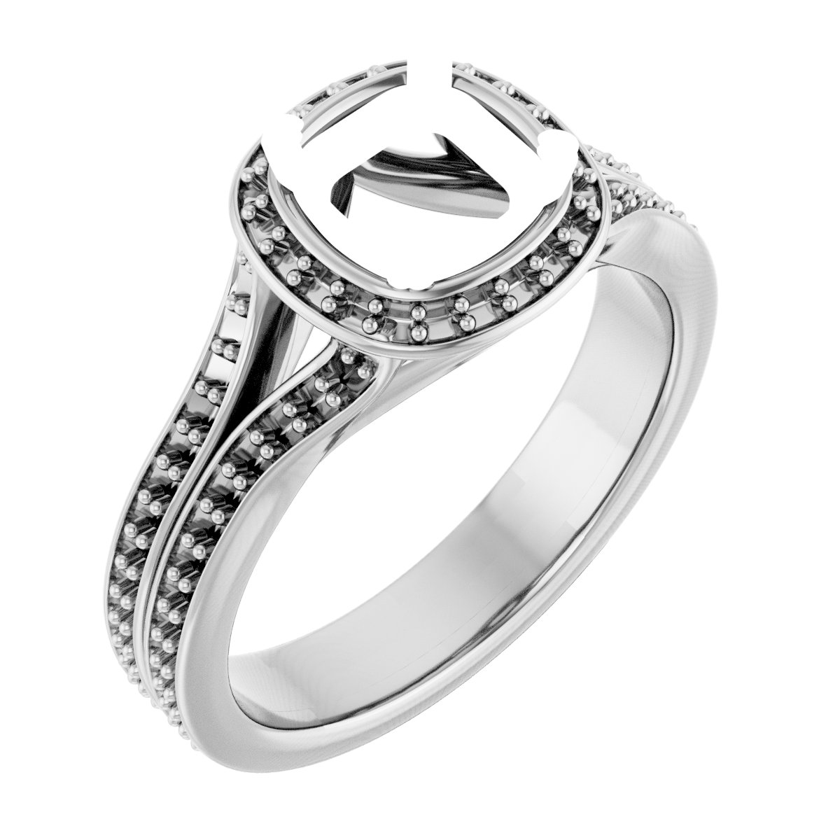 Halo-Style Engagement Ring