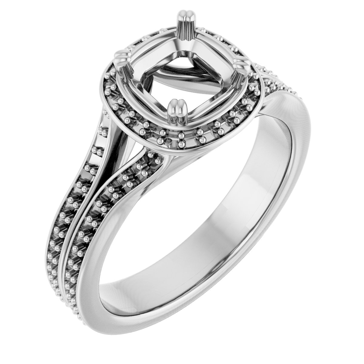 Halo-Style Engagement Ring