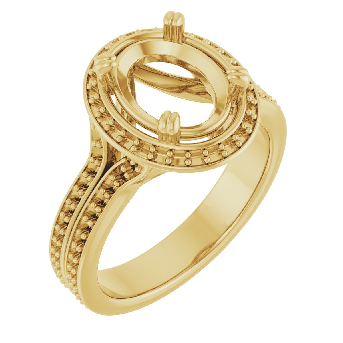 Halo-Style Engagement Ring